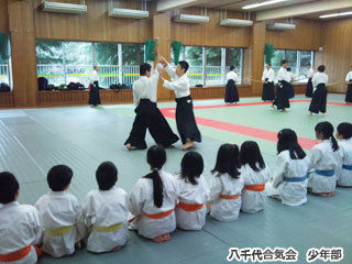 合気道 八千代合気会 少年部の稽古